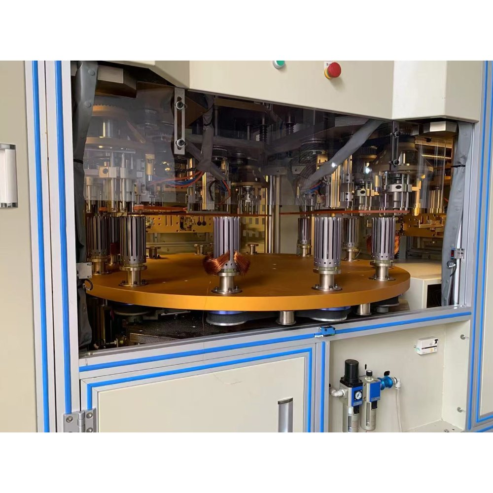 Nine head Twelve station stator coil winding machine (6)